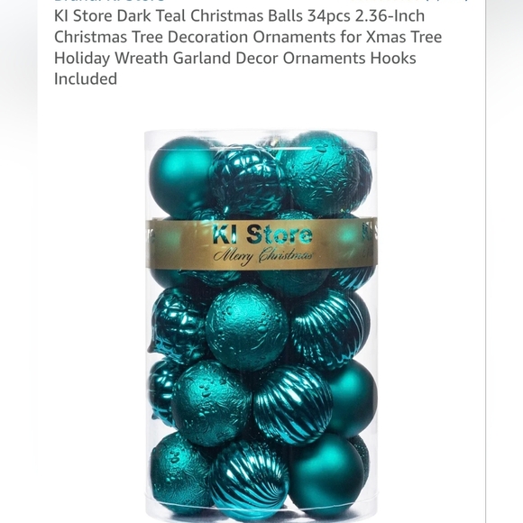 Blue Christmas Ornaments Set,,final Price - Picture 2 of 6